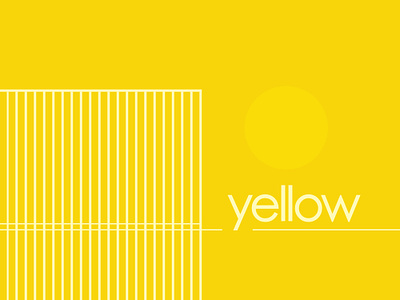 Color & Type: Yellow color complimentary primary type typography yellow