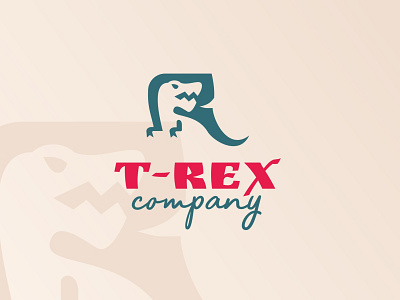Letter R Rex Logo animal dino illustration jurasic letter r logo logos minimalist modern rex simple t rex tyrannosaurus rex