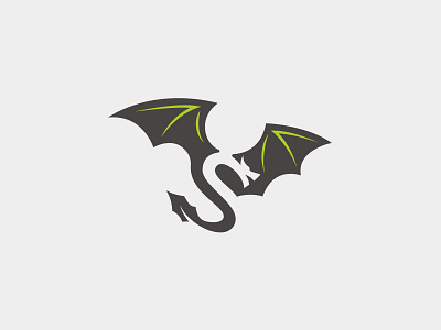 Letter S dragon Logo