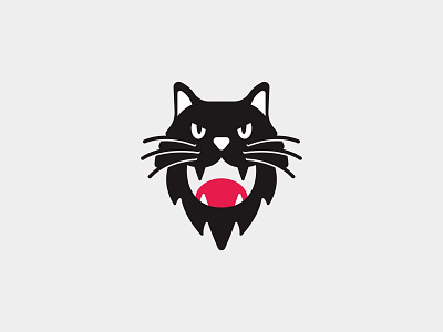 Black cat logo