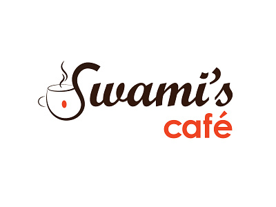 Logo design - Swami's Cafe app icon brand book branding cafe coffee cup swami graphic brand identity identity logo design logotype product sign style guide symbol word mark