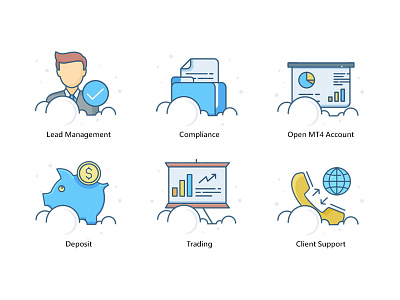 Iconography for a buying process