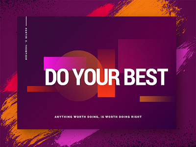 Do your best company showcase creative colorfull freelancer designer graphic design poster banner quote issue typography effect ui ux value