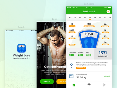 Fitness and health care app