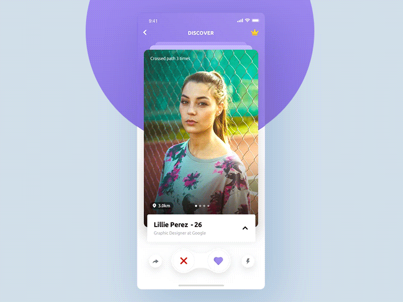 Card Swipe Interaction dribbble social sketch minimal clean luxury stylish prototype principle material swipe motion gif interaction app iphonex ux ui aamir mansuri dating design card animation