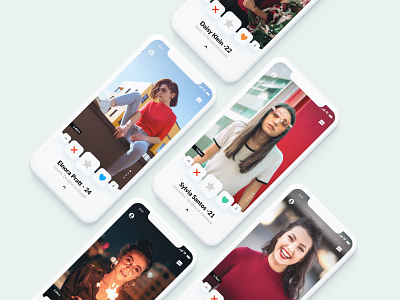Dating Card Concept aamir mansuri app bae camera dating dating app design friend finder friends interaction invite iphonex sketch swipe ui ux