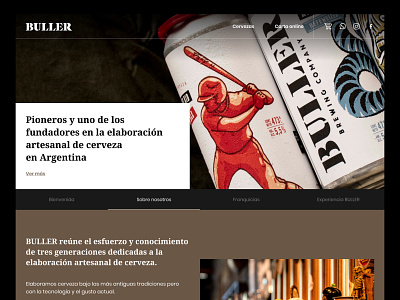 BULLER Web Redesign