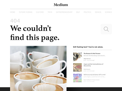 Daily UI - 008: 404 Page 404 daily ui medium not found sketch