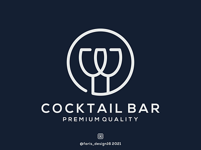 cocktail bar logo design app branding design graphic design illustration logo typography ui ux vector