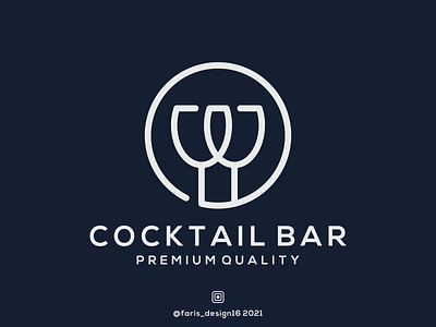 cocktail bar logo design