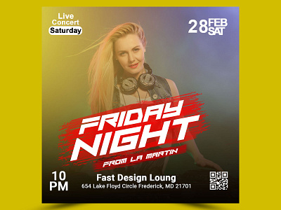 Live Album Cover Art Design #2023trend 3d branding design entertainment graphic design illustration logo motion graphics post property showcase ui