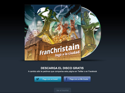 FranChristain music rock webdesign