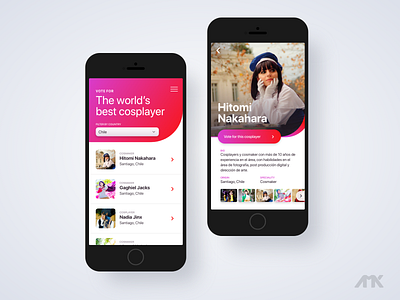 World's best cosplayer - App concept