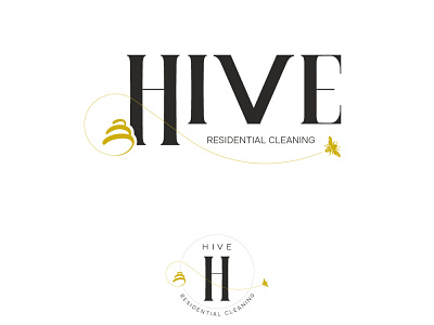 HIVE RESIDENTIAL CLEANING branding design graphic design illustration logo logo design logodesign logodesigns