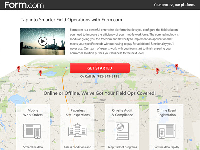 Field Software Landing Page
