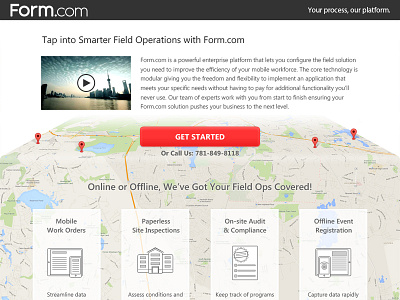 Field Software Landing Page