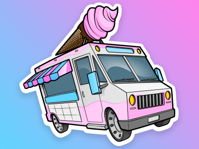 Stickermule Ice Cream