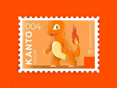 Pokemon Postage Stamps: 004 Charmander