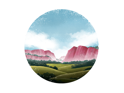 Higher Ground book illustration illustration landscape mountain texture