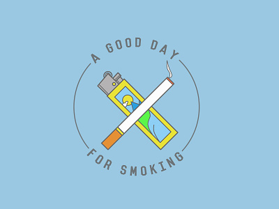 A Good Day for Smoking cigarette kretek lighter mountain smoking