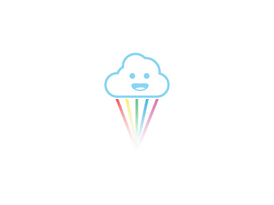 Rainbow Ice Cream cloud cone cute ice cream rainbow