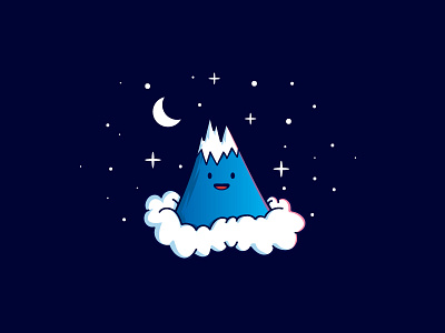 Snowy Starry Night christmas december mountain night snow