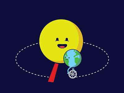 Almost New Year earth new year space sun unicycle