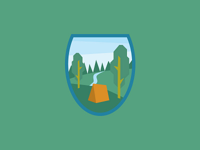 Camping Badge