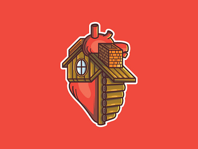 Your Heart is home heart home house love sticker t shirt tees