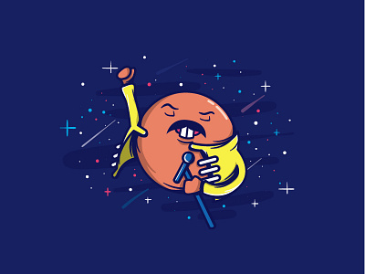 Freddie 'Mercury' icon illustration mercury photoshop planet queen space stickers t shirt t shirt