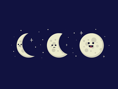 Finally Full cute icon illustration moon night space stickers t shirt t shirt tees