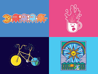 2018 cute illustration tees