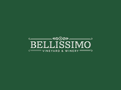 Bellissimo branding graphic design logo typography