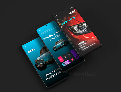 Car App Ui branding graphic design motion graphics ui