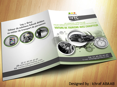 Brochure brochure car cercle driver tourism