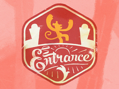 Entrance | Lost Theory Festival character characters illustration lettering pictogram typography