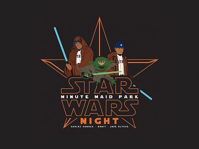 Astros Star Wars Night by Joe Smaldone on Dribbble