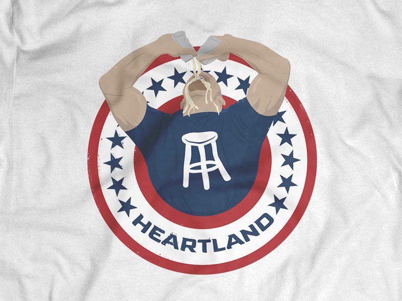 Barstool Heartland - Stone Cold by Joe Smaldone on Dribbble