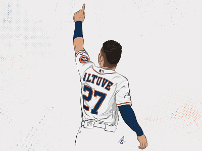 Curtain Call WIP altuve astros baseball football houston illustration mlb poster print shirt sports vector