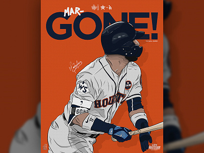 Legacy Series: World Series Game 2 adobe adobe draw astros baseball champions houston illustrator ipad pro marwin mlb postseason world series