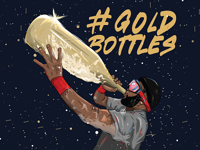 Gold Bottles Tee