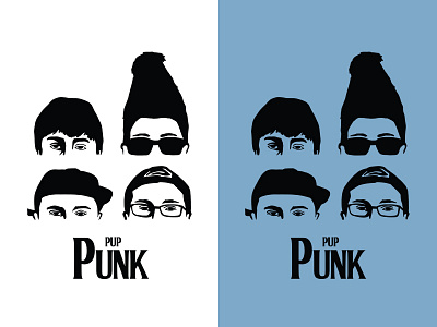 Pup Punk Beatles Tee apparel band barstool beatles concert illustration music pup punk rock shirt