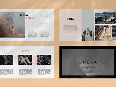 Fashion Google Slides Template #3