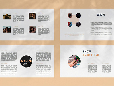 Fashion Google Slides Template #4