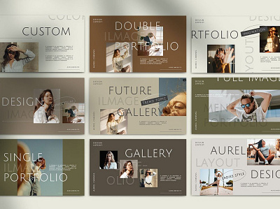 AUREL -Powerpoint Template #6 app branding design graphic design illustration logo typography ui ux vector