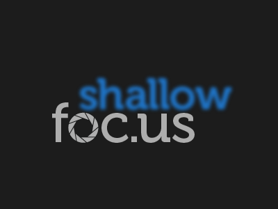 Shallow Focus blog logo web