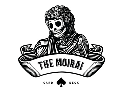 Moirai Card Deck banner card deck death moirai skeleton spades