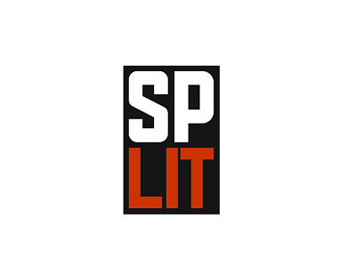 Split brand branding identity journal lit logo minimal minimalism minimalist