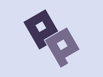 Purpleprose boxy brand branding identity journal lit logo minimal minimalism minimalist purple