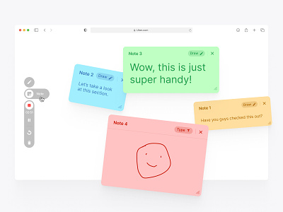 VEED.IO | Screen Recorder with Sticky Note + Rainbow Pen